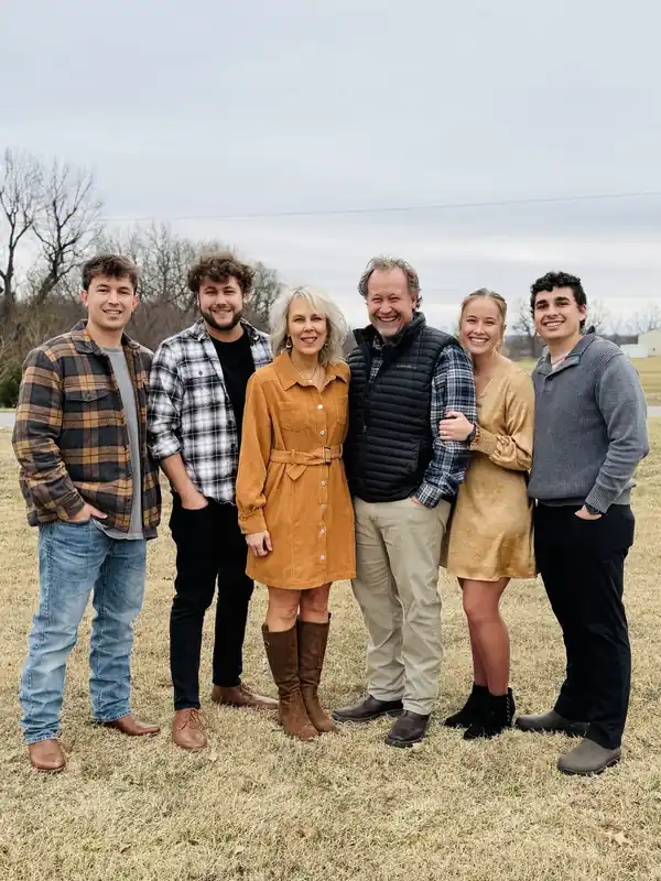 Sean and Lisa McLaren with their three grown children